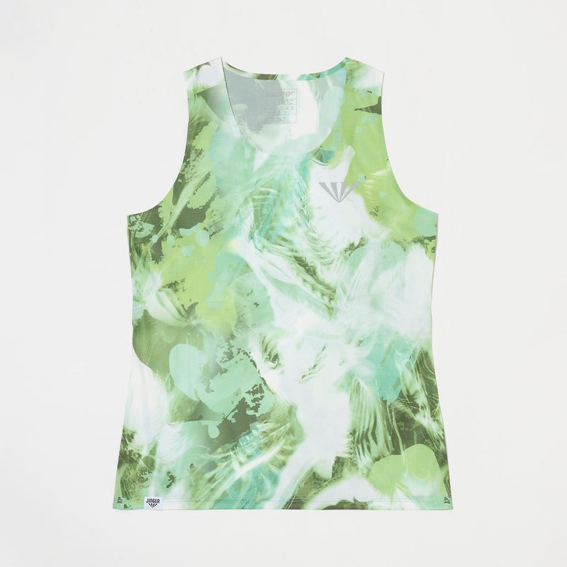 ジンガーJINGERランニングウェアノースリーブタンクトップランニングタンクトップJF-4030-LIMEレディース女性26SP春夏