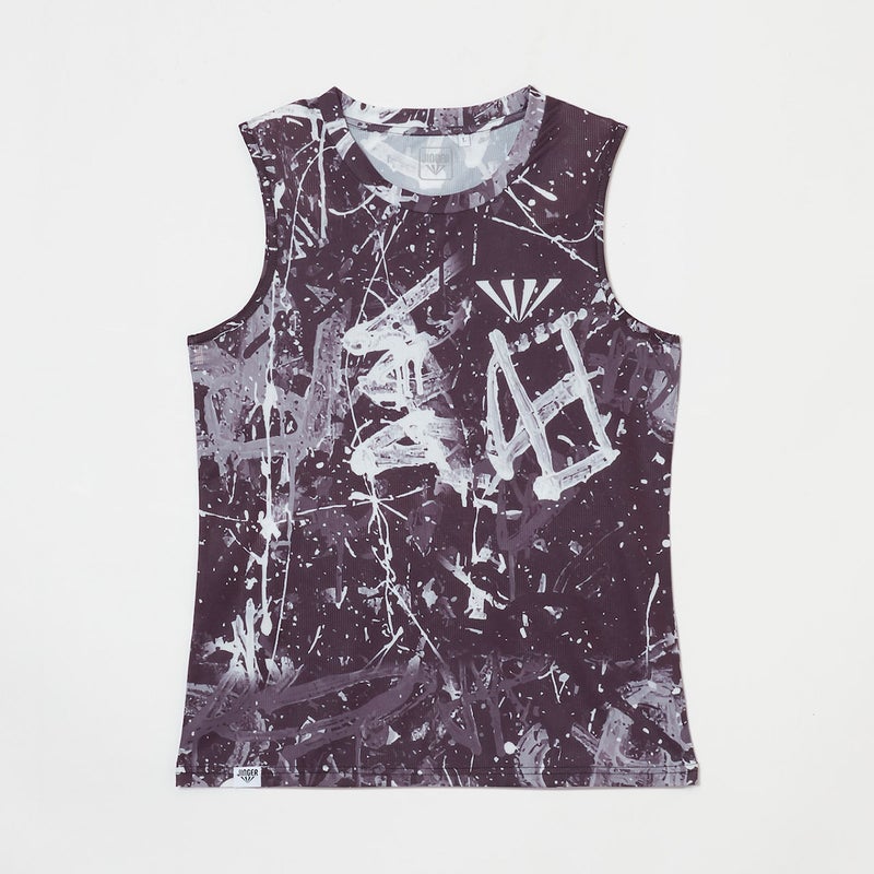 ジンガーJINGERランニングウェアノースリーブタンクトップノースリーブシャツJF-6030-BLKレディース女性26SP春夏