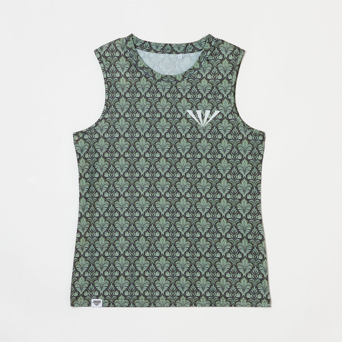 ジンガーJINGERランニングウェアノースリーブタンクトップノースリーブシャツJF-6031-BLKレディース女性26SP春夏