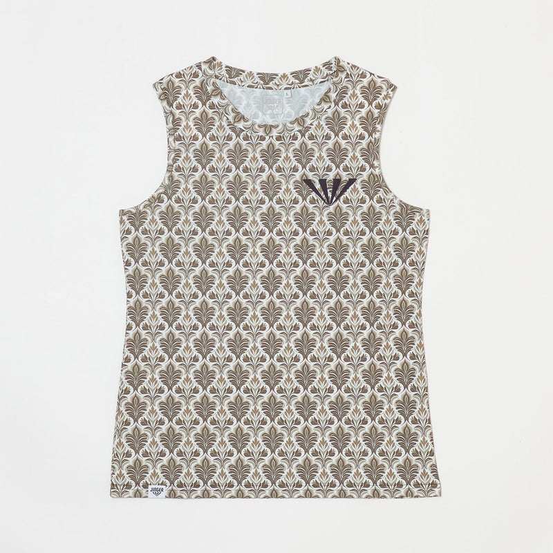 ジンガーJINGERランニングウェアノースリーブタンクトップノースリーブシャツJF-6031-WHTレディース女性26SP春夏