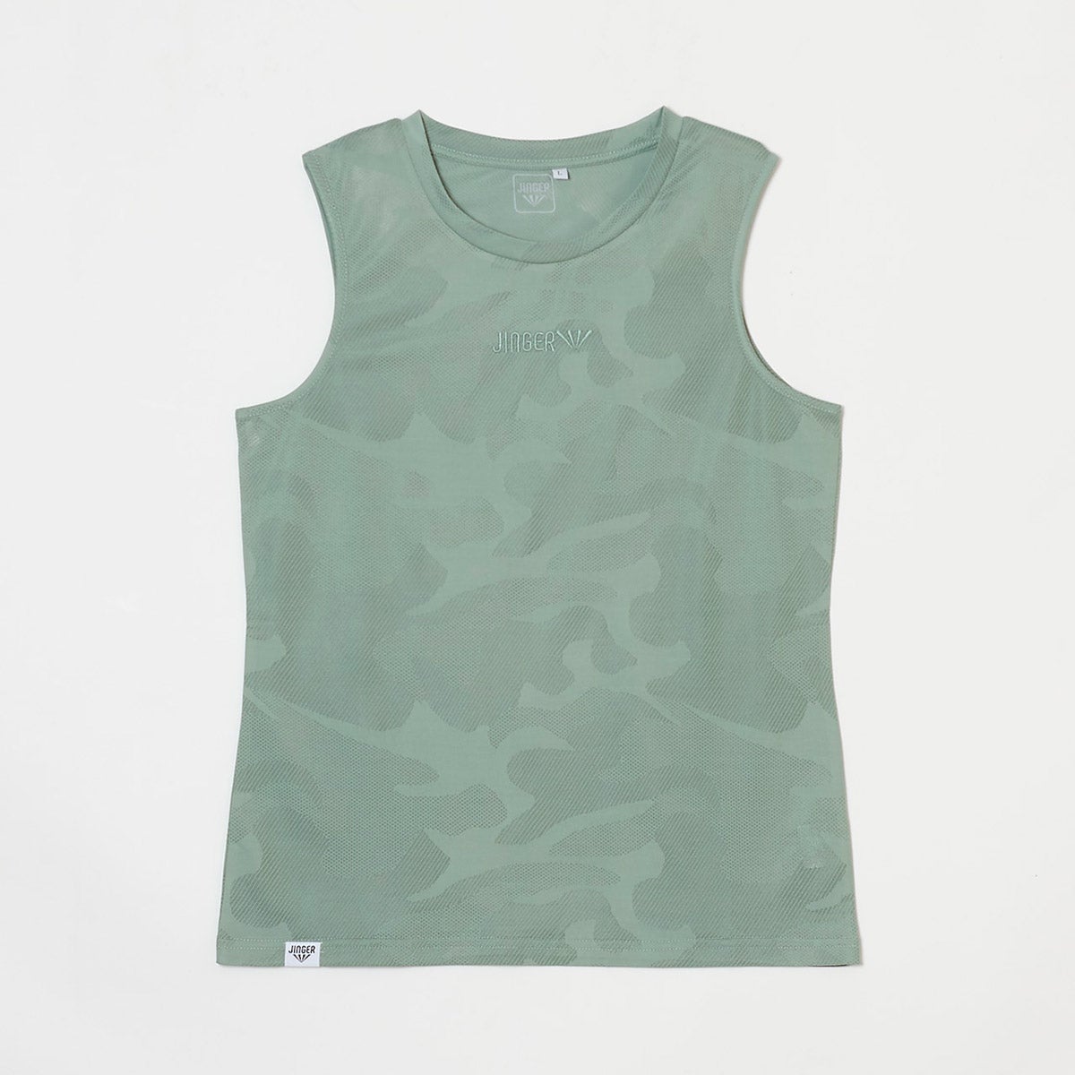 ジンガーJINGERランニングウェアノースリーブタンクトップノースリーブシャツJF6032-KAKレディース女性26SP春夏