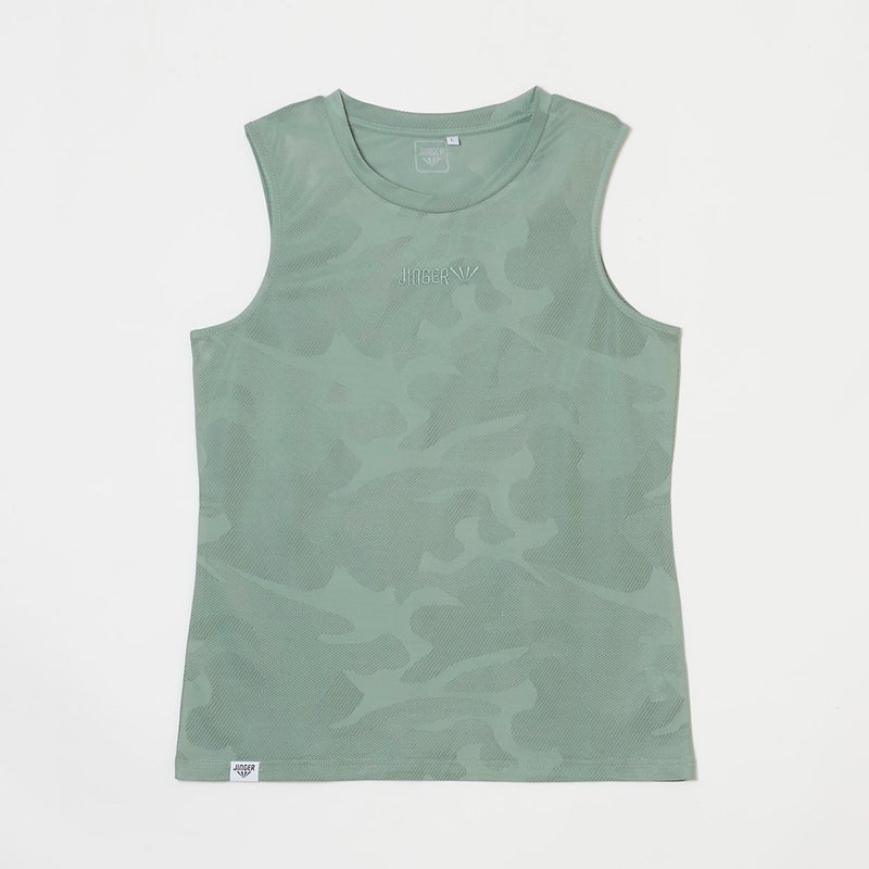 ジンガーJINGERランニングウェアノースリーブタンクトップノースリーブシャツJF6032-KAKレディース女性26SP春夏