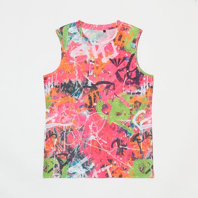 ジンガーJINGERランニングウェアノースリーブタンクトップノースリーブシャツJM-6030-PNKメンズ男性26SP春夏