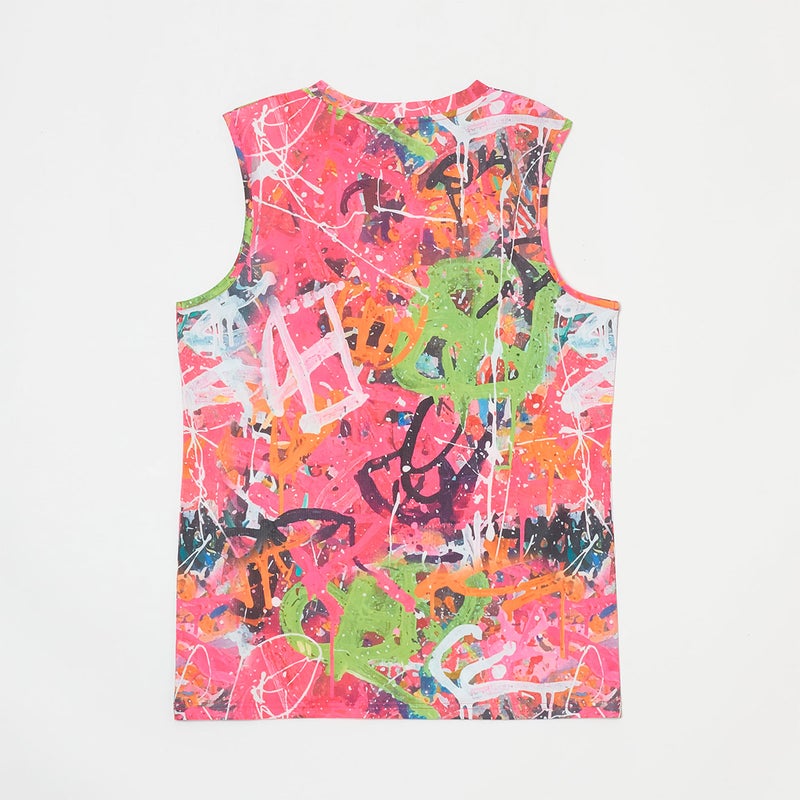 ジンガーJINGERランニングウェアノースリーブタンクトップノースリーブシャツJM-6030-PNKメンズ男性26SP春夏