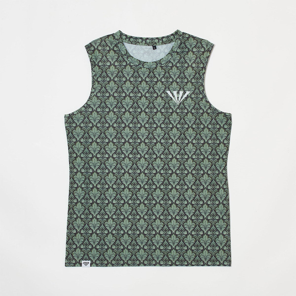 ジンガーJINGERランニングウェアノースリーブタンクトップノースリーブシャツJM-6031-BLKメンズ男性26SP春夏