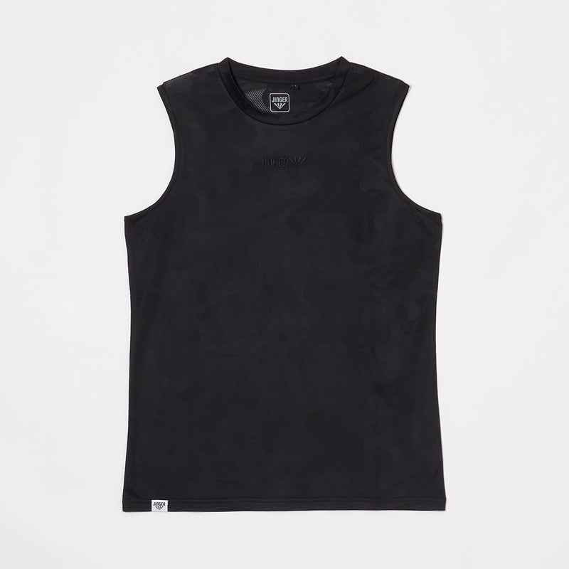 ジンガーJINGERランニングウェアノースリーブタンクトップノースリーブシャツJM-6032-BLKメンズ男性26SP春夏