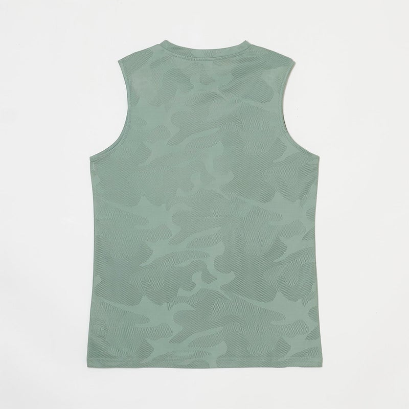 ジンガーJINGERランニングウェアノースリーブタンクトップノースリーブシャツJM-6032-KAKメンズ男性26SP春夏