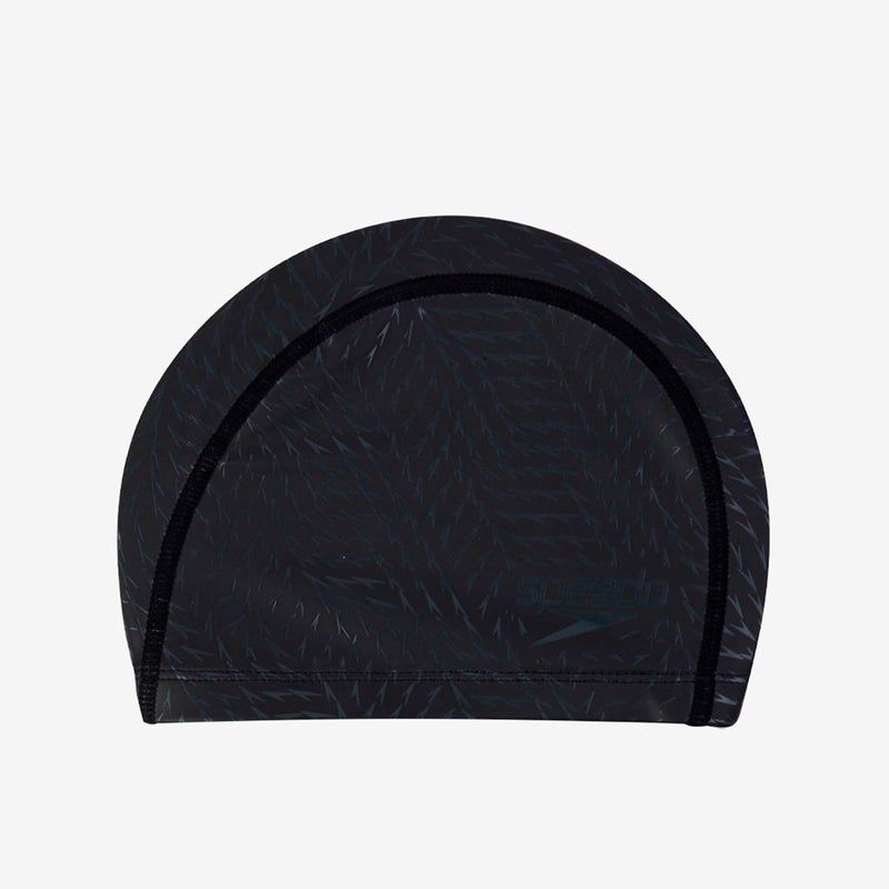 スピードSPEEDOスイムフィットネス競泳キャッププリントシリコーンコーティングキャップSE12616-K