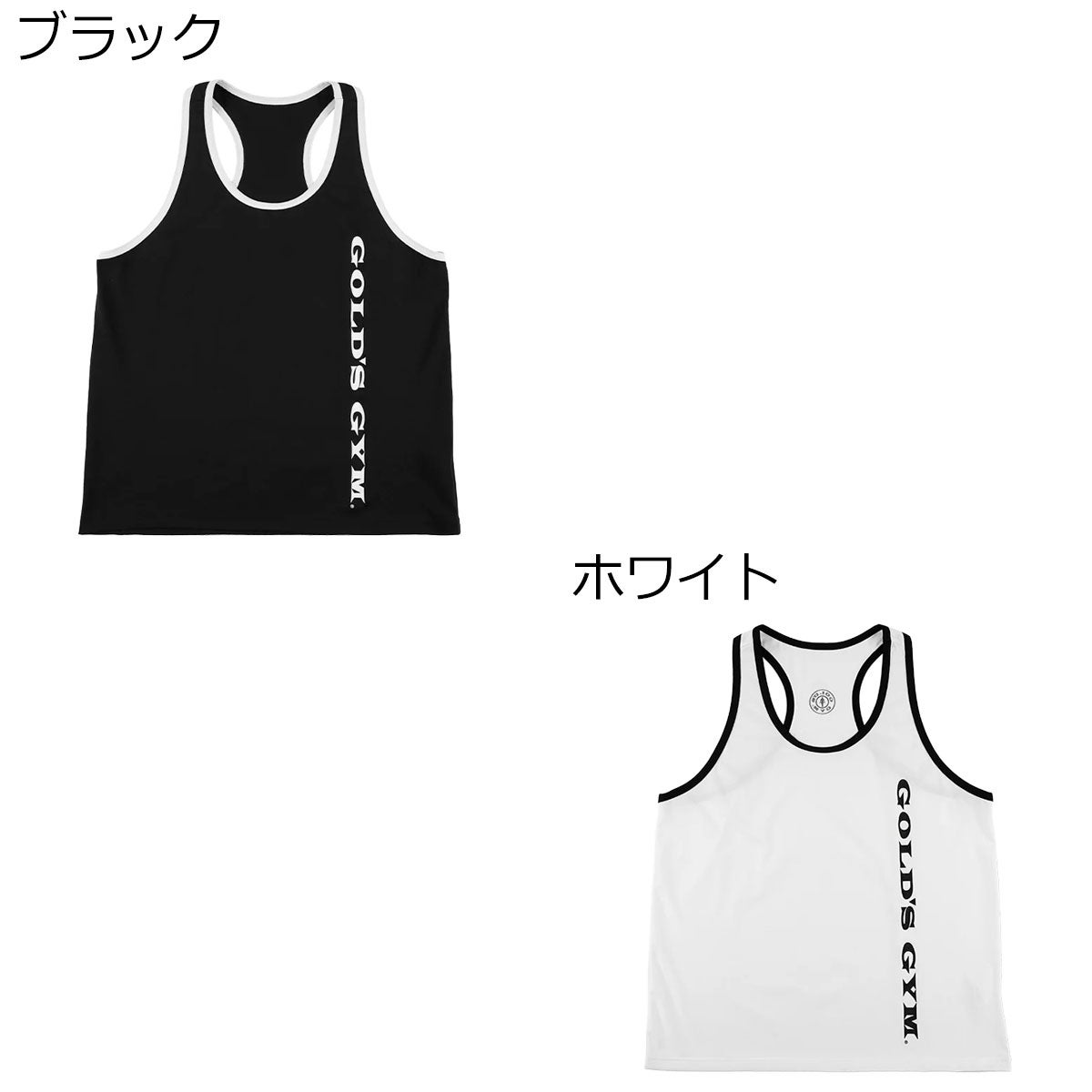 ゴールドジムGOLD'SGYMフィットネストレーニングウェアアスリートタンクG4600メンズ男性