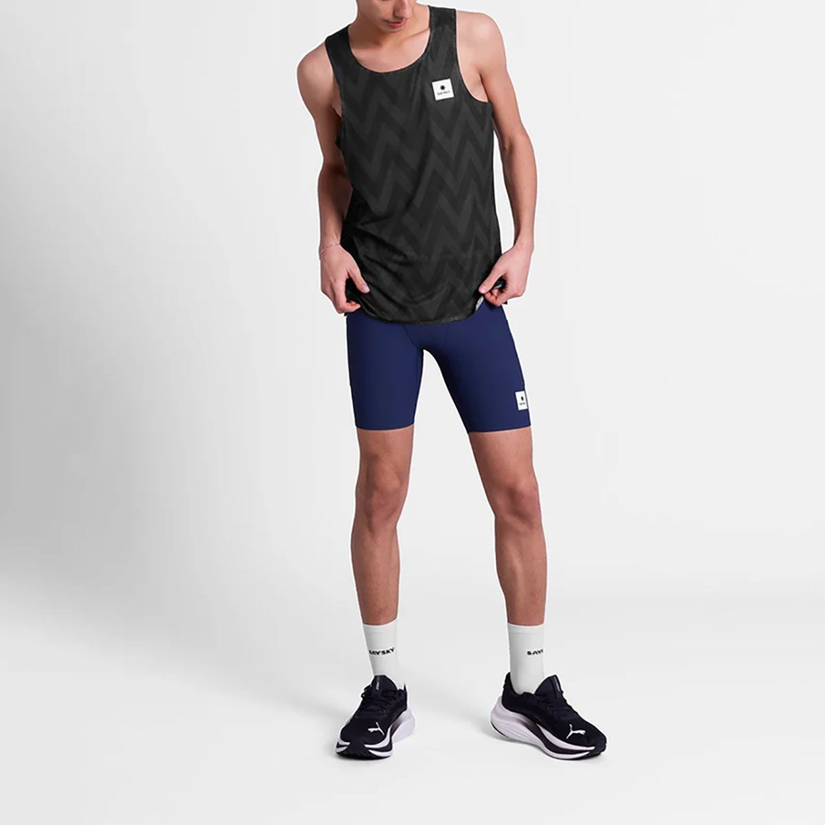 セイスカイSAYSKYランニングウェアノースリーブタンクトップZigZagFlowAirSingletSM30022C106226SP26SP春夏