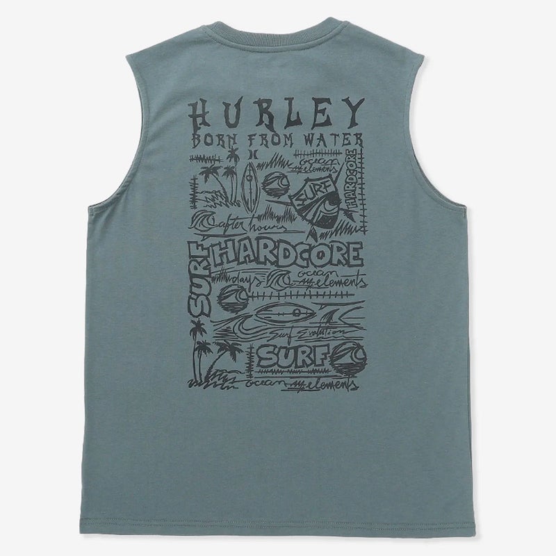 ハーレーHurleyサーフィンサーフウェアノースリーブタンクトップハードコアスリーブレスMCSL261010メンズ男性26SU春夏