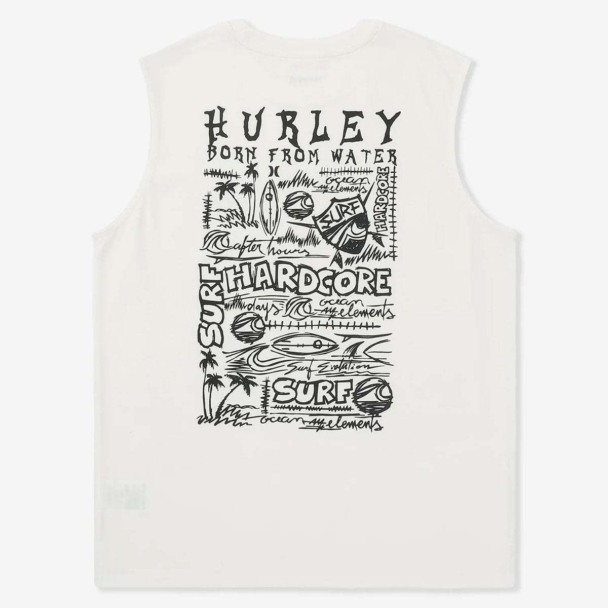 ハーレーHurleyサーフィンサーフウェアノースリーブタンクトップハードコアスリーブレスMCSL261010メンズ男性26SU春夏