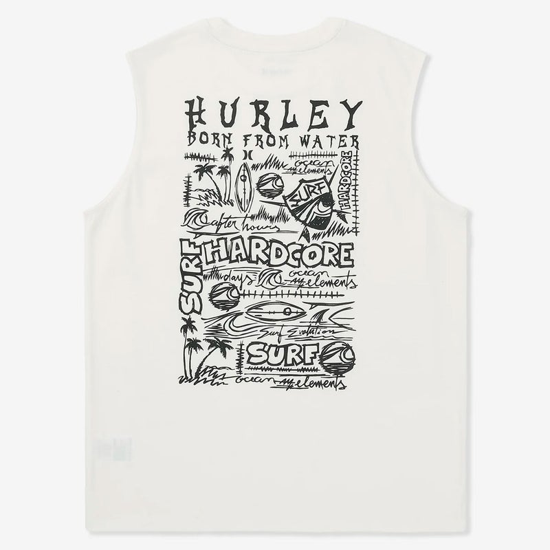 ハーレーHurleyサーフィンサーフウェアノースリーブタンクトップハードコアスリーブレスMCSL261010メンズ男性26SU春夏