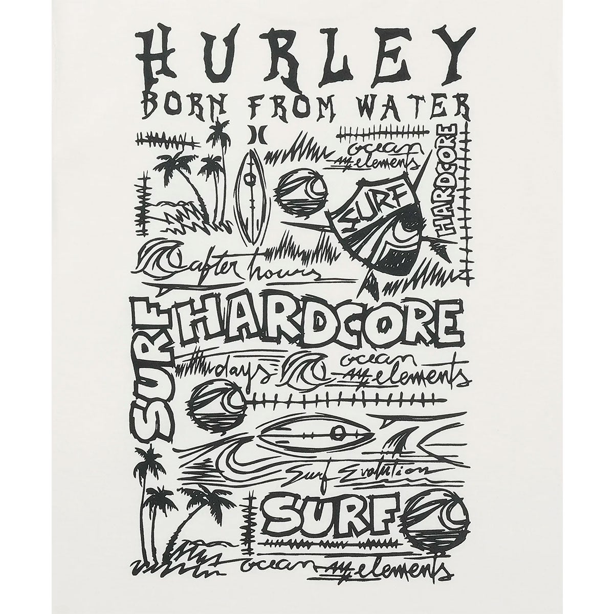 ハーレーHurleyサーフィンサーフウェアノースリーブタンクトップハードコアスリーブレスMCSL261010メンズ男性26SU春夏