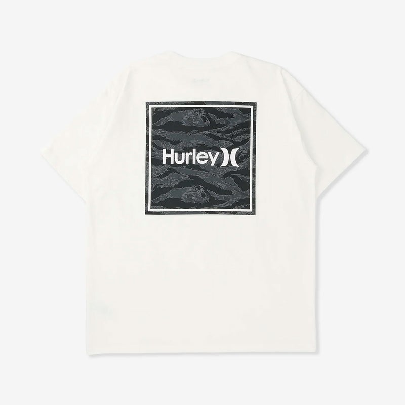 ハーレーHurleyサーフィンサーフウェア半袖TシャツカモスクエアロゴオーバーサイズショートスリーブTシャツMCSS261022メンズ男性26SU春夏