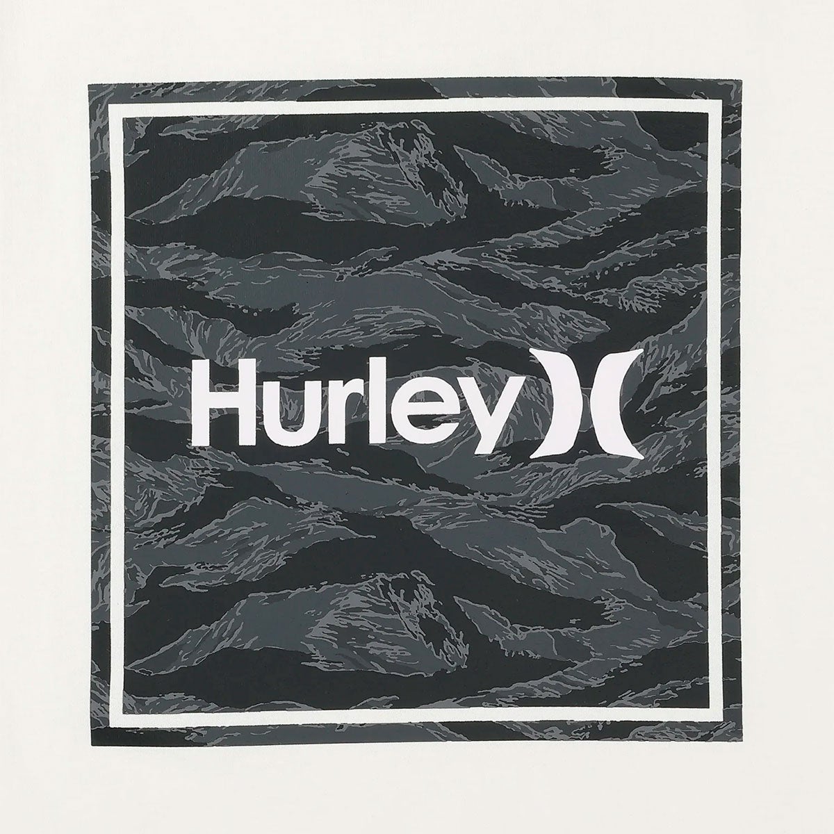 ハーレーHurleyサーフィンサーフウェア半袖TシャツカモスクエアロゴオーバーサイズショートスリーブTシャツMCSS261022メンズ男性26SU春夏