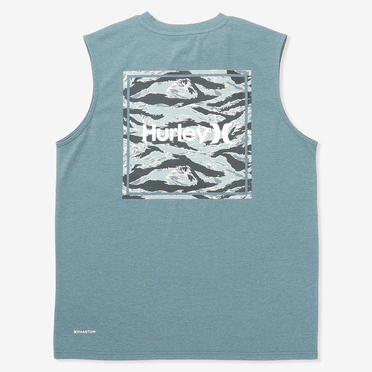 ハーレーHurleyサーフィンサーフウェアノースリーブタンクトップPHANTOMスクエアロゴスリーブレスMUSL251082メンズ男性26SU春夏