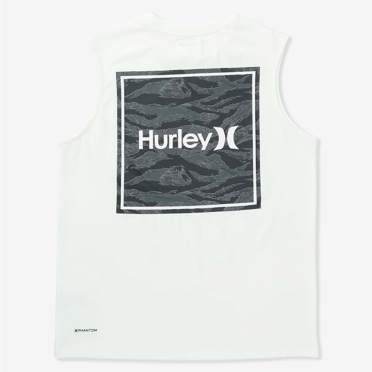 ハーレーHurleyサーフィンサーフウェアノースリーブタンクトップPHANTOMスクエアロゴスリーブレスMUSL251082メンズ男性26SU春夏