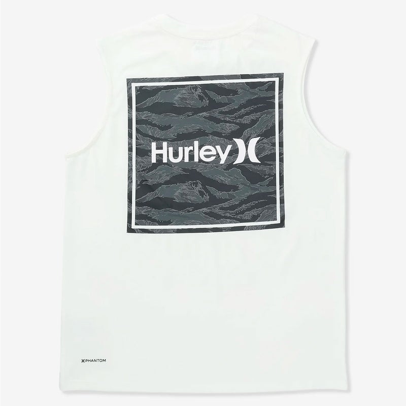 ハーレーHurleyサーフィンサーフウェアノースリーブタンクトップPHANTOMスクエアロゴスリーブレスMUSL251082メンズ男性26SU春夏