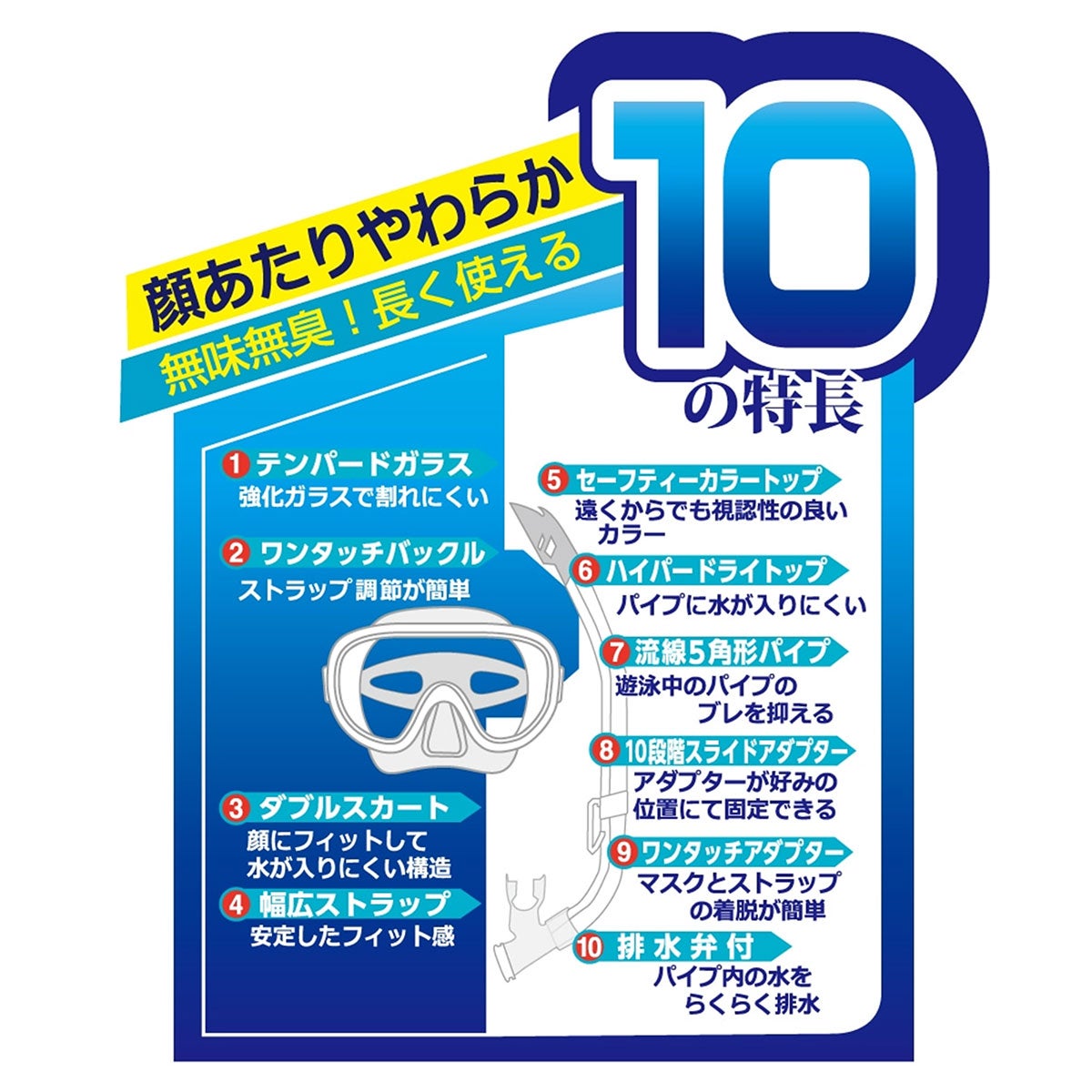 リーフツアラーREEFTOURERシュノーケルスノーケルマスクシュノーケリング2点セットRC0110メンズレディースユニセックス