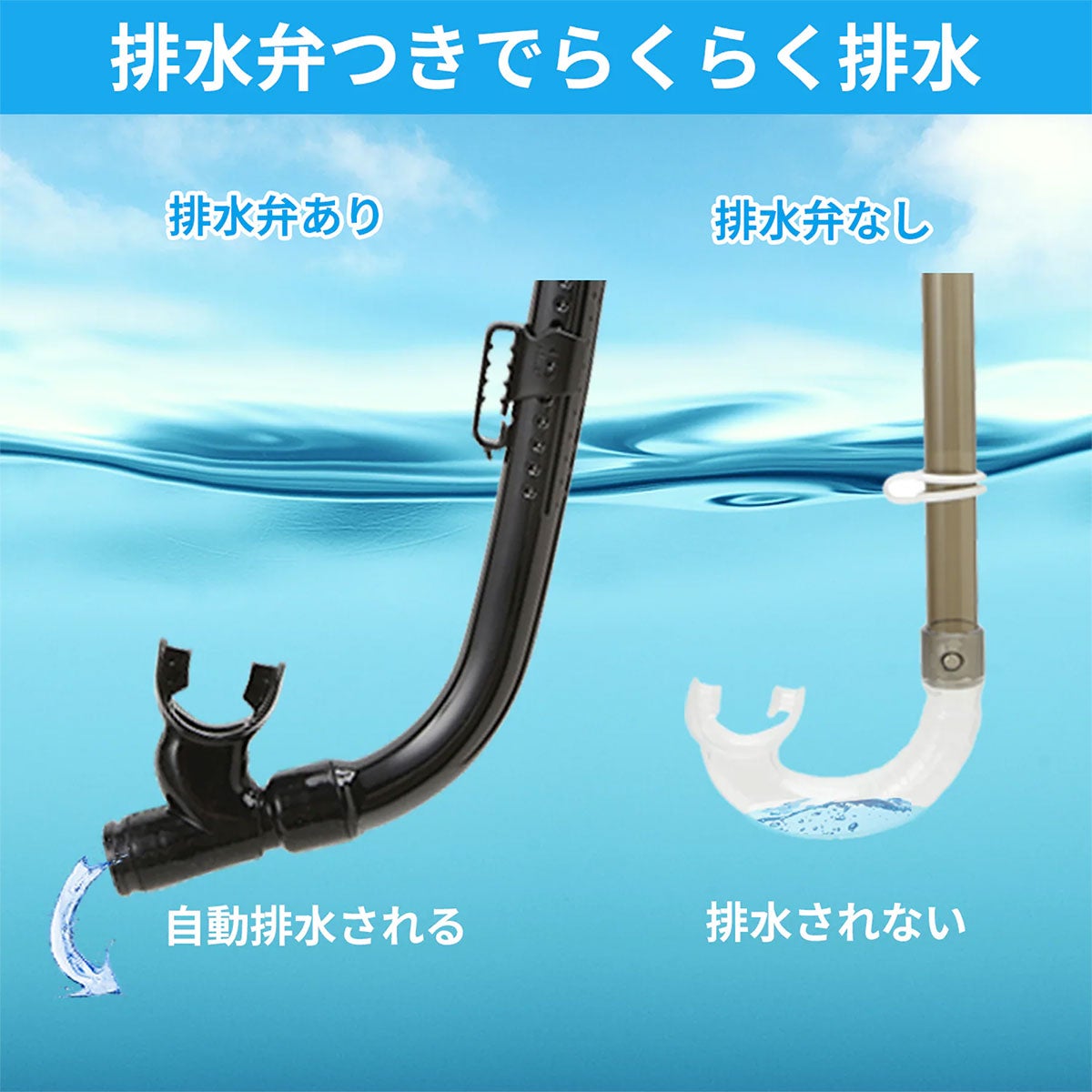 リーフツアラーREEFTOURERシュノーケルスノーケルマスクシュノーケリング2点セットRC0110メンズレディースユニセックス