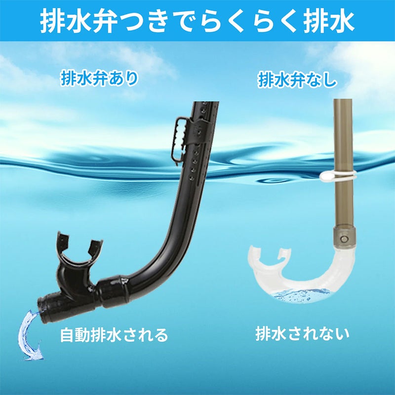 リーフツアラーREEFTOURERシュノーケルスノーケルマスクシュノーケリング2点セットRC0110メンズレディースユニセックス