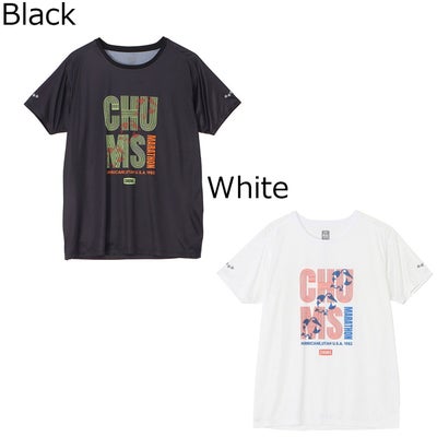 チャムスCHUMSランニングウェア半袖TシャツマラソンTシャツCH01-2769メンズレディースユニセックス26SP春夏