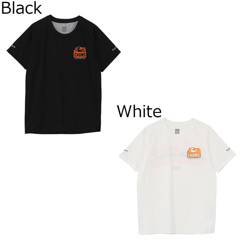チャムスCHUMSランニングウェア半袖Tシャツチャムス×みゃこアンストッパブルTシャツCH01-2796メンズレディースユニセックス26SP春夏