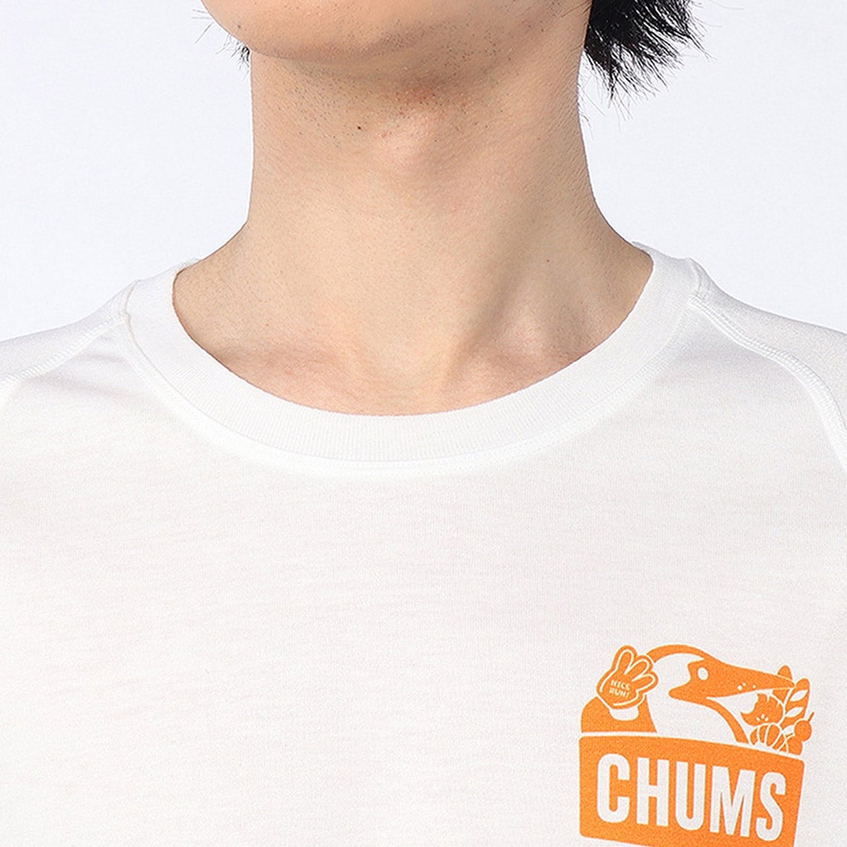 チャムスCHUMSランニングウェア半袖Tシャツチャムス×みゃこアンストッパブルTシャツCH01-2796メンズレディースユニセックス26SP春夏