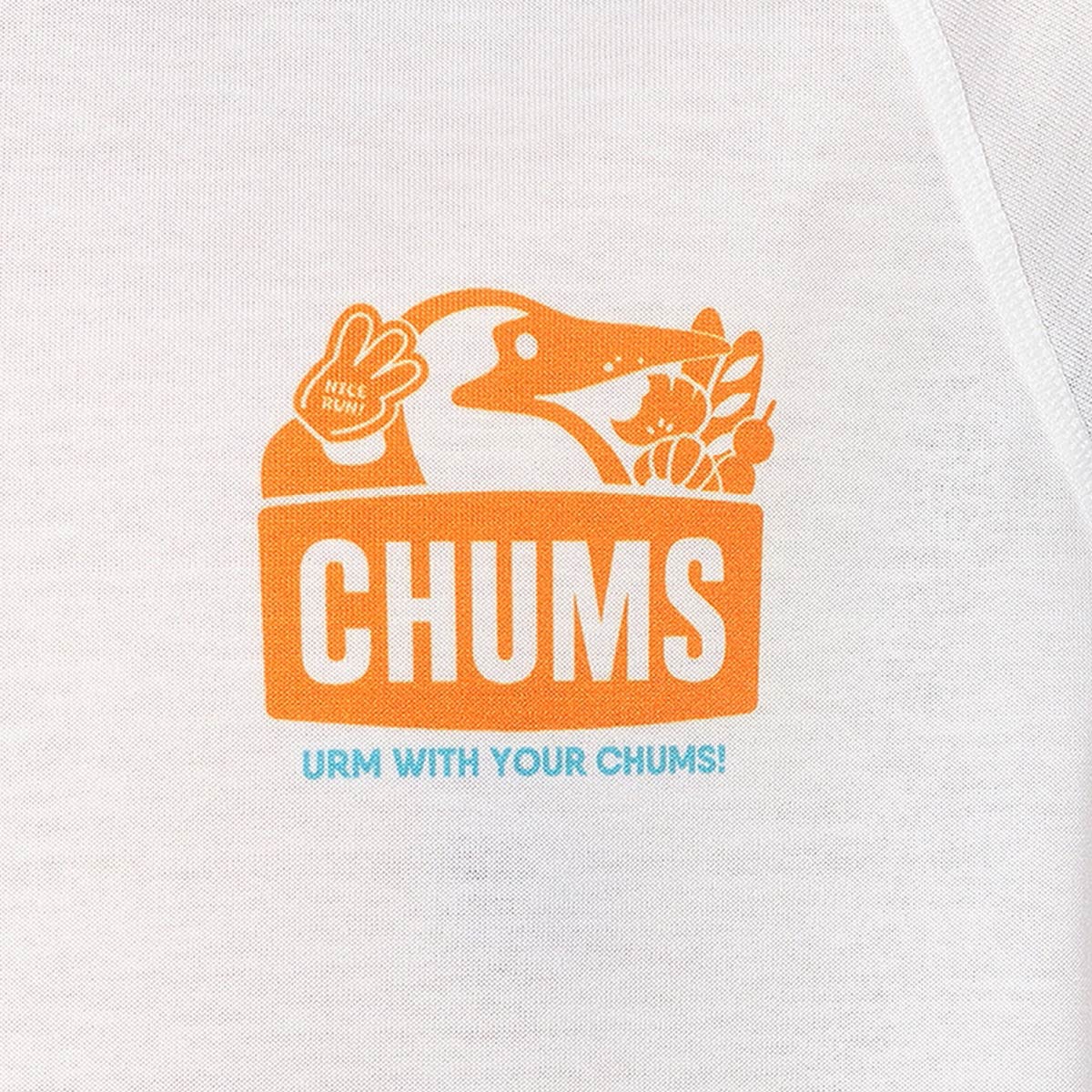 チャムスCHUMSランニングウェア半袖Tシャツチャムス×みゃこアンストッパブルTシャツCH01-2796メンズレディースユニセックス26SP春夏