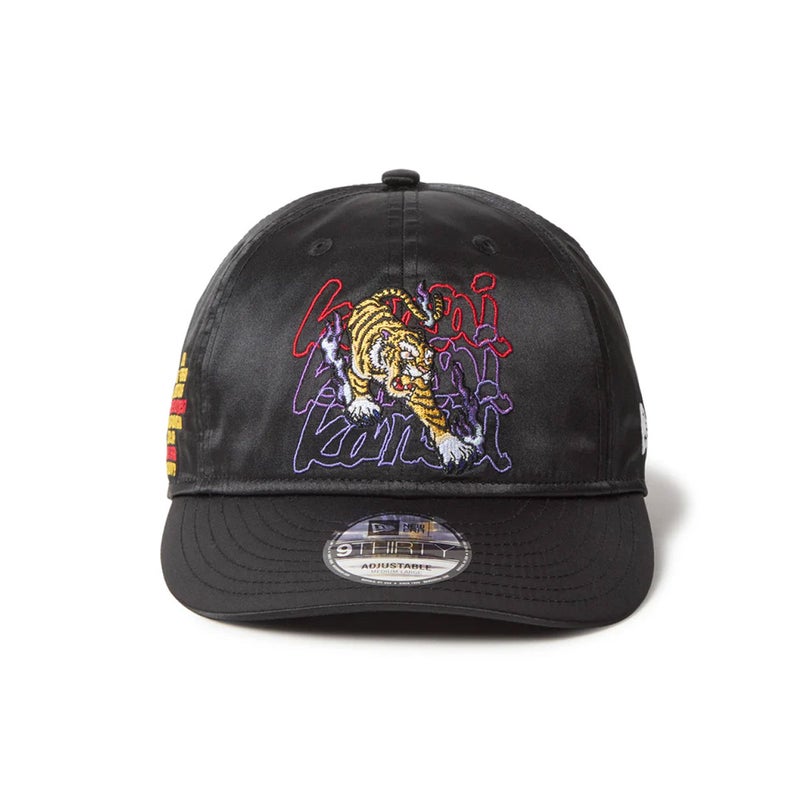 ニューエラNEWERAアウトドアカジュアル帽子キャップ9THIRTYkansa?yamamoto虎サテンブラック14858855メンズレディースユニセックス26SP春夏