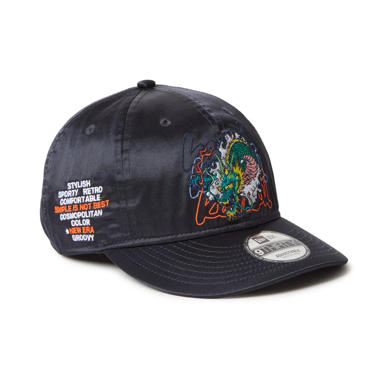 ニューエラ NEW ERA 9THIRTY kansai yamamoto 龍 サテン ネイビー 帽子