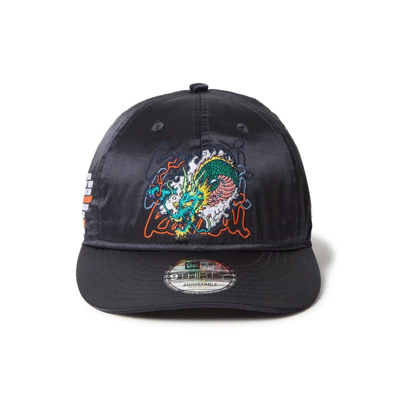 ニューエラNEWERAアウトドアカジュアル帽子キャップ9THIRTYkansa?yamamoto龍サテンネイビー14858856メンズレディースユニセックス26SP春夏