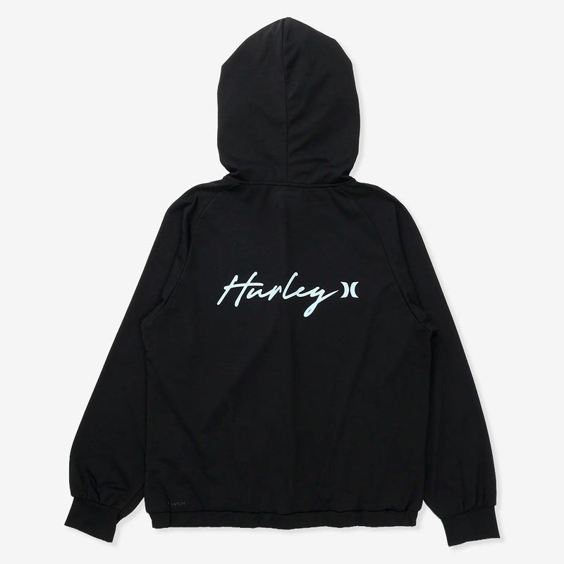 ハーレーHurleyサーフィンサーフラッシュガードUVカットPHANTOMクルーシブロゴフルジップフーディーWSRG261008レディース女性26SU春夏