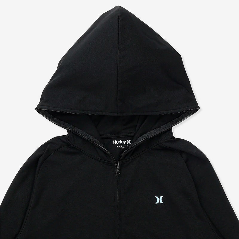 ハーレーHurleyサーフィンサーフラッシュガードUVカットPHANTOMクルーシブロゴフルジップフーディーWSRG261008レディース女性26SU春夏