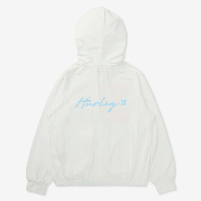 ハーレーHurleyサーフィンサーフラッシュガードUVカットPHANTOMクルーシブロゴフルジップフーディーWSRG261008レディース女性26SU春夏