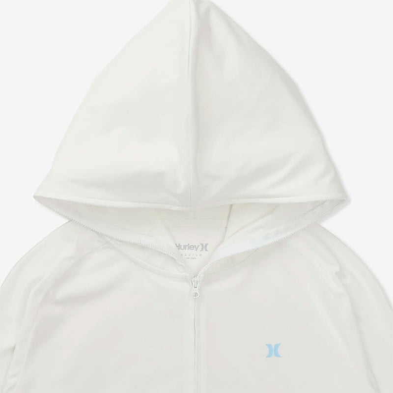 ハーレーHurleyサーフィンサーフラッシュガードUVカットPHANTOMクルーシブロゴフルジップフーディーWSRG261008レディース女性26SU春夏