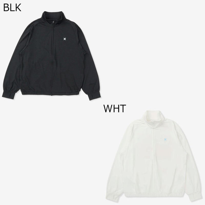 ハーレーHurleyサーフィンサーフラッシュガードUVカットPHANTOMクルーシブロゴフルジップジャケットWSRG261009レディース女性26SU春夏