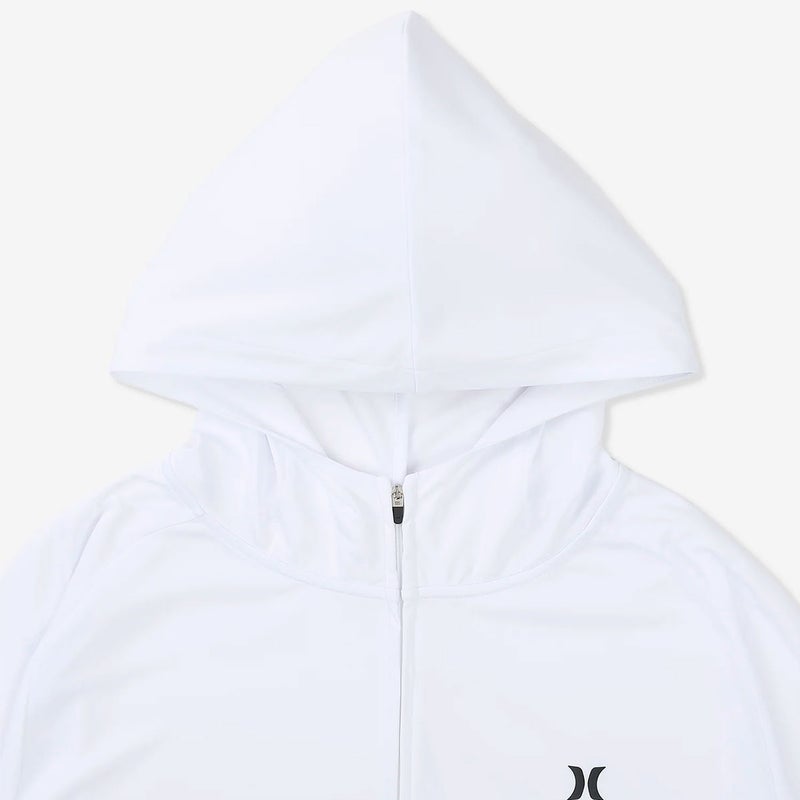 ハーレーHurleyサーフィンサーフラッシュガードUVカットラッシュアイコンブロックパーティジップアップフーディMSRG261053メンズ男性26SU春夏