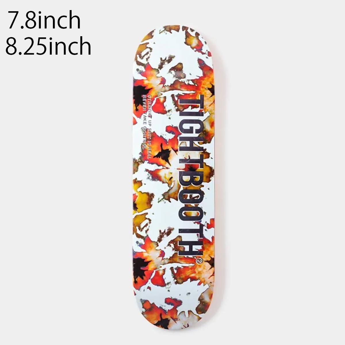 タイトブースTIGHTBOOTHスケボースケートボードデッキ板BLOOM7.8SS26-D02