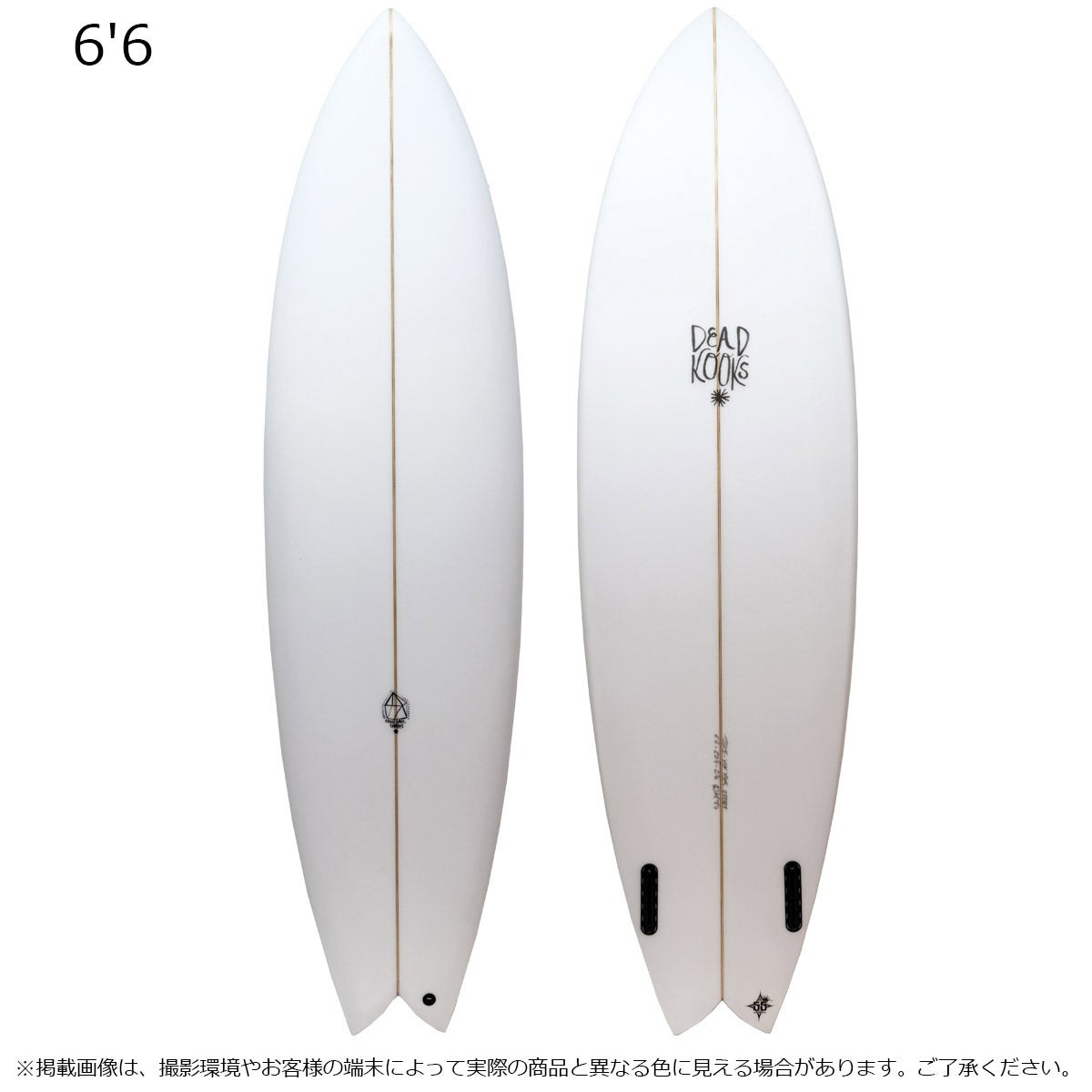 デッドクークスサーフボードDEADKOOKSSURFBOARDSサーフィンサーフサーフボード板ツインフィンYINGYANG66クリアーfuturestwinPUDK8929