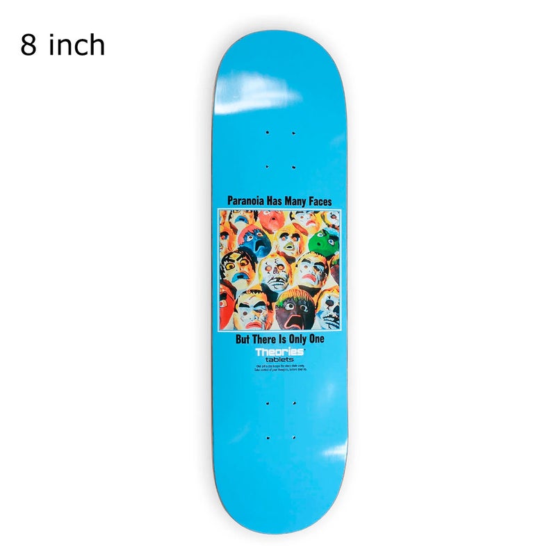 セオリーズTHEORIESスケボースケートボードデッキ板パラノイアPARANOIA8.036391SE80208