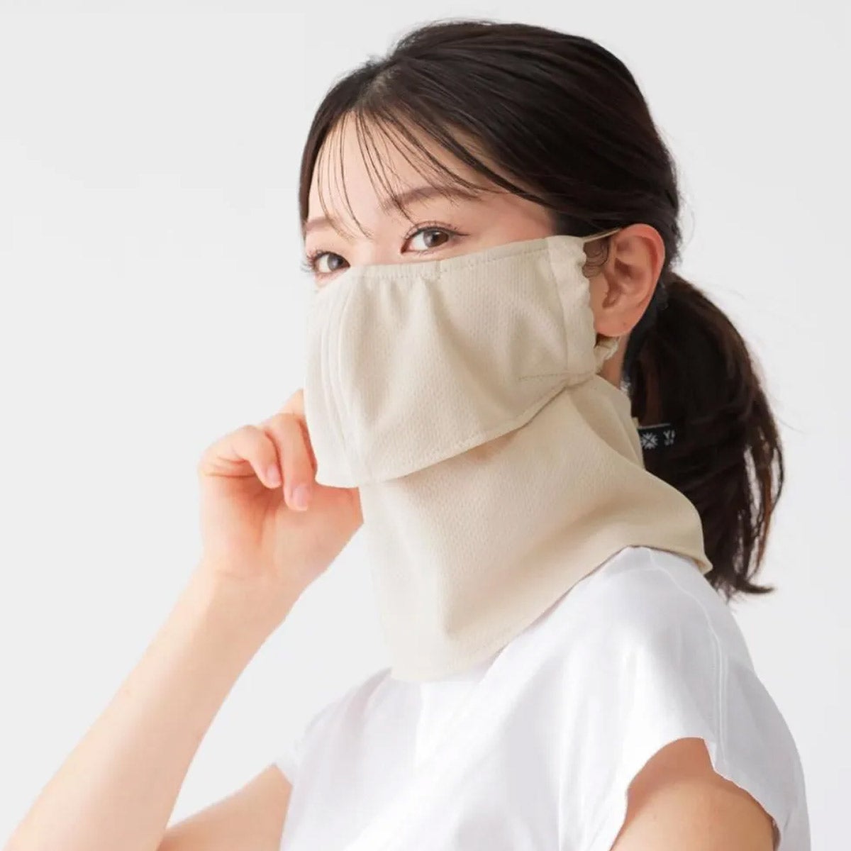 ヤケーヌ YAKENU 日焼け対策専用UVカットフェイスカバー 爽クール
