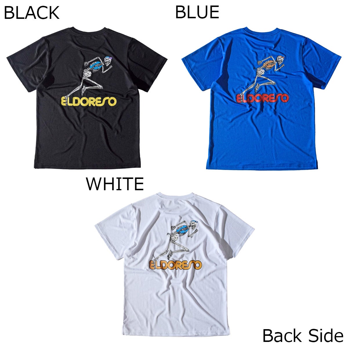 エルドレッソ ELDORESO ユニセックス Boneman Tee 半袖 Tシャツ