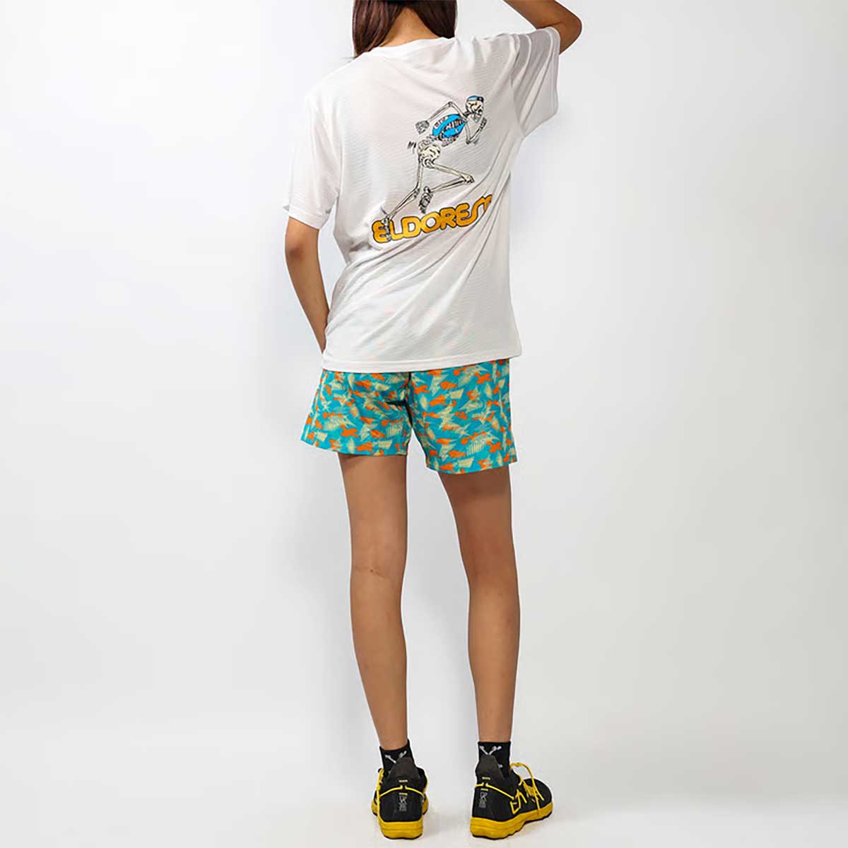 エルドレッソELDORESOランニングウェア半袖TシャツBonemanTeeE1018616メンズレディースユニセックス26SP春夏