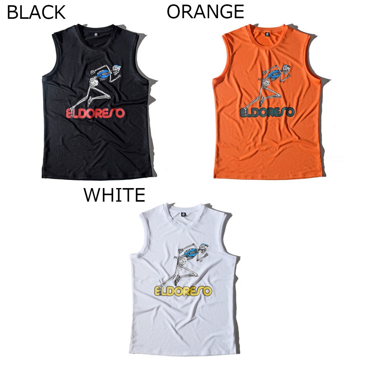 エルドレッソ ELDORESO ユニセックス Boneman Sleeveles ノースリーブ