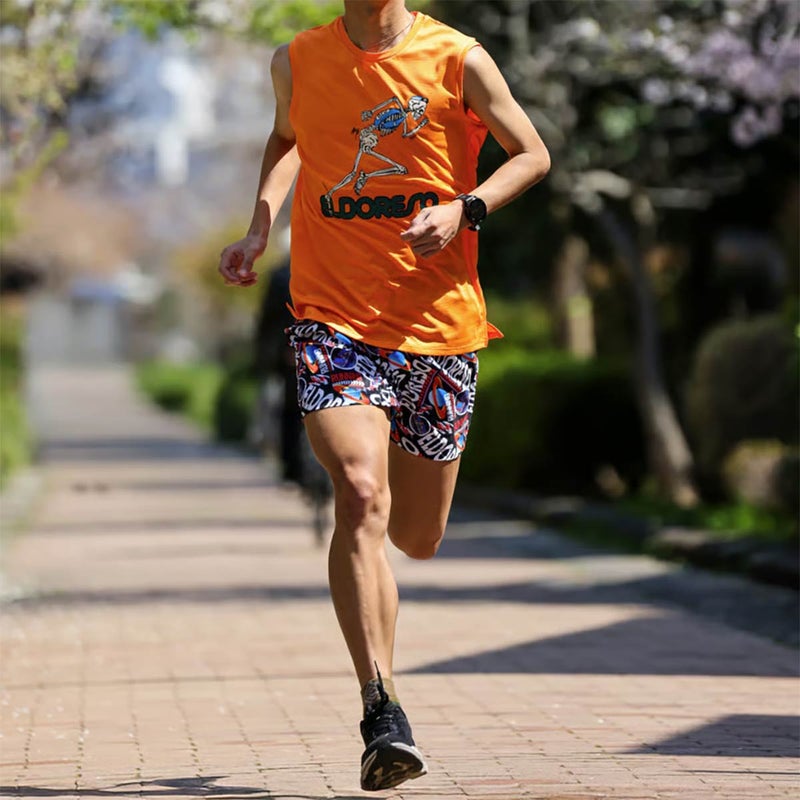 エルドレッソELDORESOランニングウェアノースリーブタンクトップBonemanSleevelesE1225116メンズレディースユニセックス26SP春夏