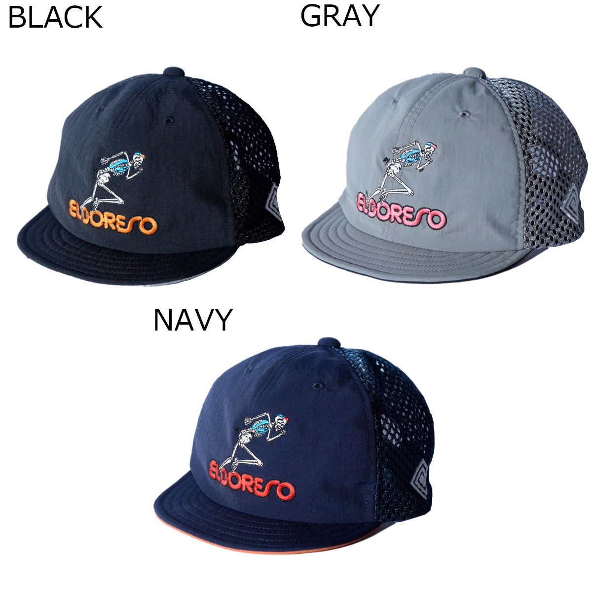 エルドレッソELDORESOランニング帽子キャップBonemanCapE7015516メンズレディースユニセックス26SP春夏