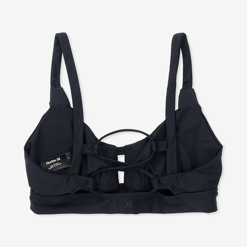 ハーレーHurleyサーフィンサーフ水着ソリッドマックスストラッピートップHUD043T5レディース女性26SU春夏