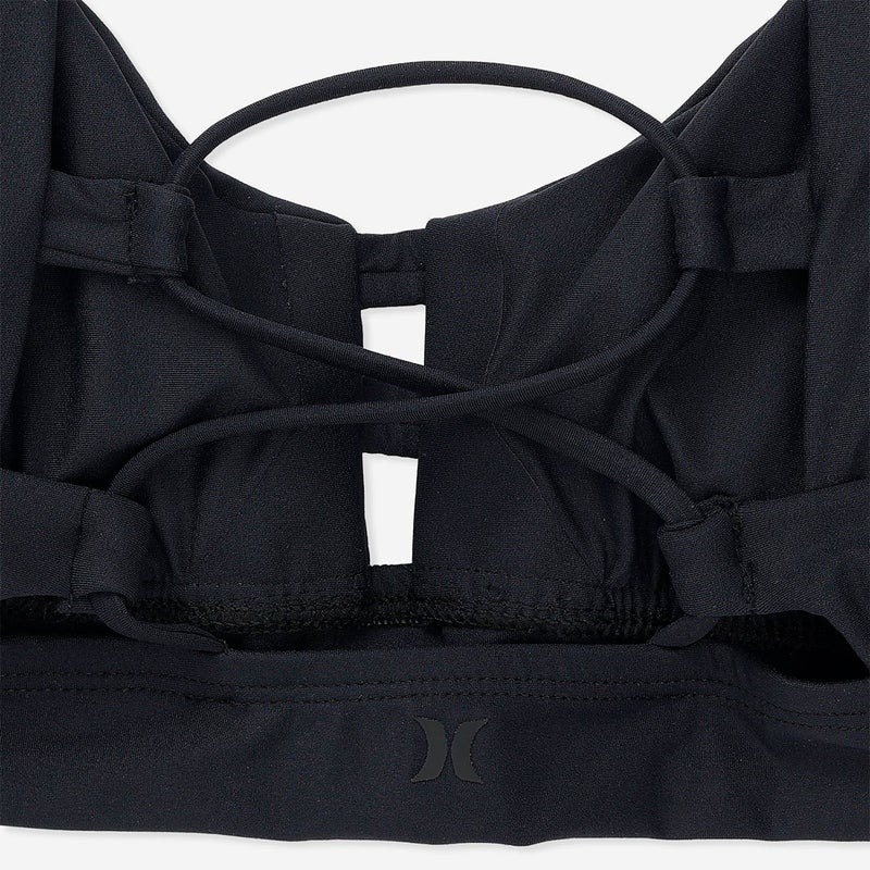 ハーレーHurleyサーフィンサーフ水着ソリッドマックスストラッピートップHUD043T5レディース女性26SU春夏